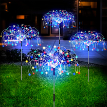 Load image into Gallery viewer, Solar Garden Firework Waterproof LED Lights
