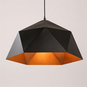Industrial Retro Aluminum Pendant Light - Black/White Lighting Fixture