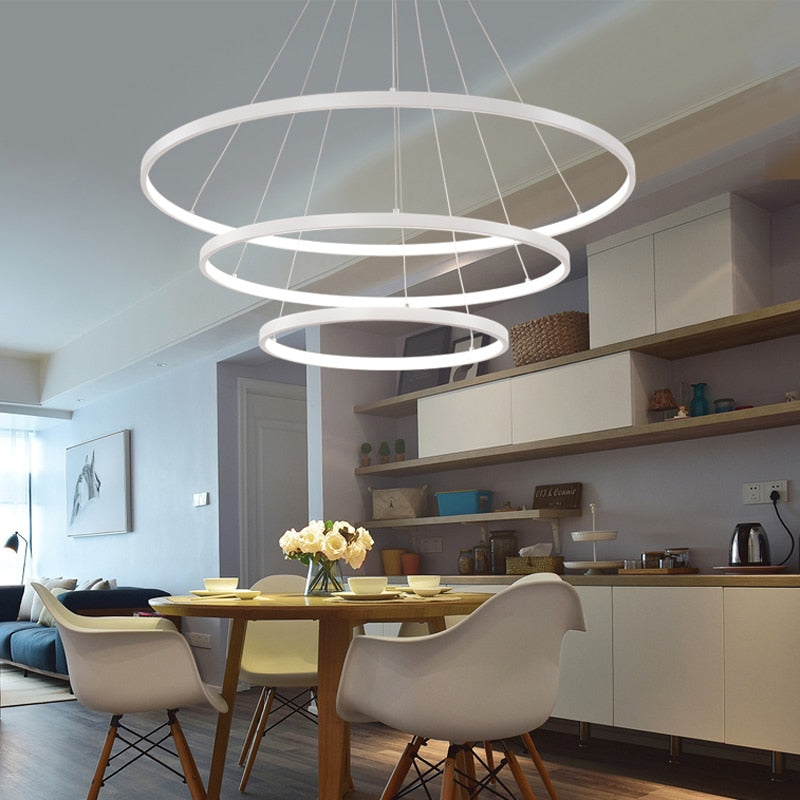 Indoor Modern Circular Ring Chandelier – Decoramo.co.uk