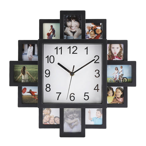 Image of Photo Frame Wall Clock Picture Clock