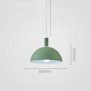 Modern Nordic Round Lampshade Hanging Light
