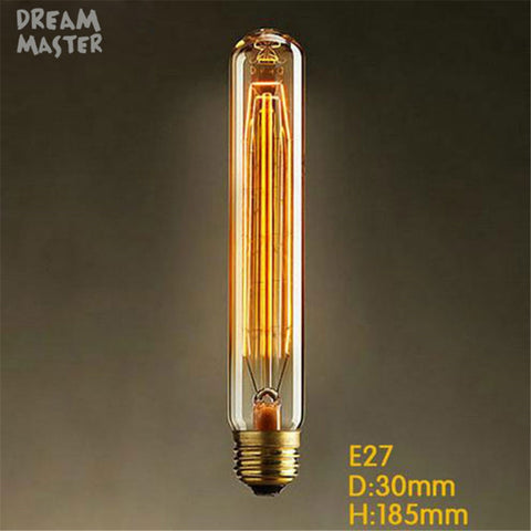 Image of 220V 240V T10 T185 T225 T300 Vintage Edison Bulb E27 Retro Incandescent Light bulbs