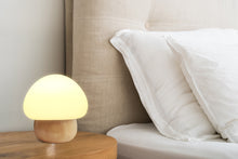 Load image into Gallery viewer, Champi - Wooden Base Mushroom Lamp