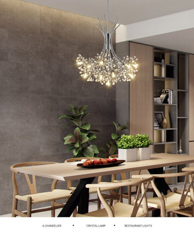 Image of Modern LED Tree Kitchen Chandelier
