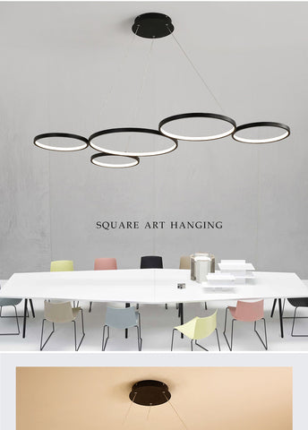 Image of Gleam - Minimalism Art Deco Hanging Light