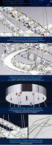 Circular Crystal LED Chandelier