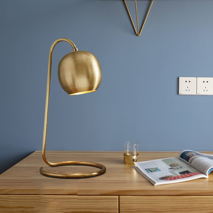 Lark - Copper Plated Retro Table Lamp