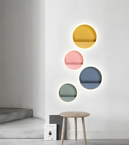 Image of Macarone - Modern Nordic Round LED Wall Lamp