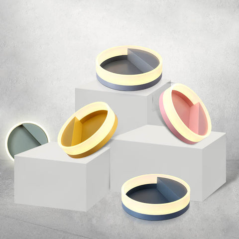 Image of Macarone - Modern Nordic Round LED Wall Lamp