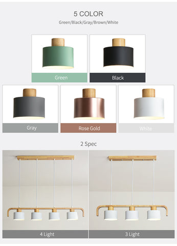 Image of Modern Nordic LED Pendant Lamp