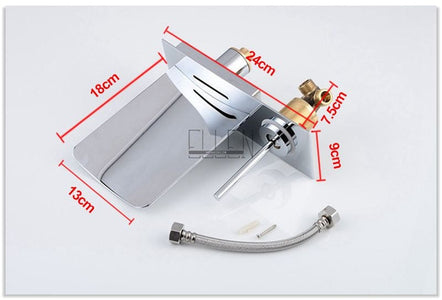 Wall Bathroom Sink Faucet LED