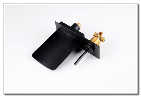Image of Wall Bathroom Sink Faucet LED