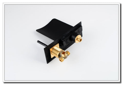 Image of Wall Bathroom Sink Faucet LED