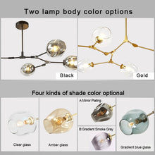 Load image into Gallery viewer, Glass Globes Ceiling Light Industrial Style Pendant