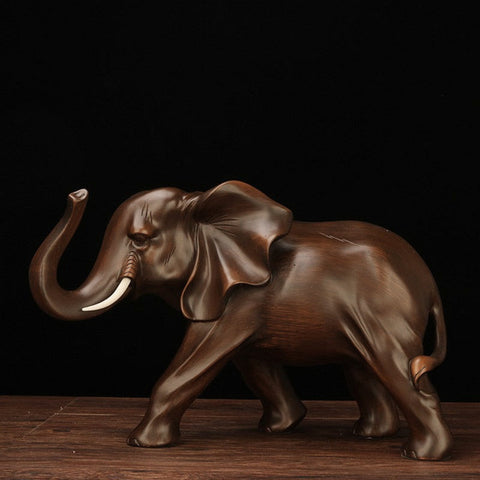 Image of Resin Elephant - Figurine Home Statue