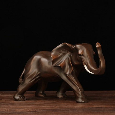 Image of Resin Elephant - Figurine Home Statue