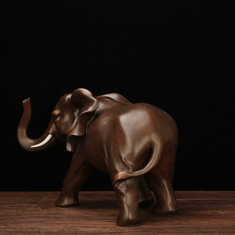 Image of Resin Elephant - Figurine Home Statue
