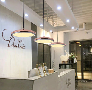 Post-Modern Nordic Circular LED Hanging Lamps
