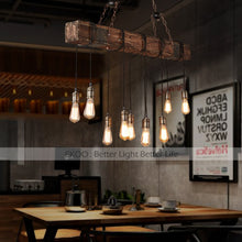 Load image into Gallery viewer, Brio - Antique Wooden Beam Hanging Light