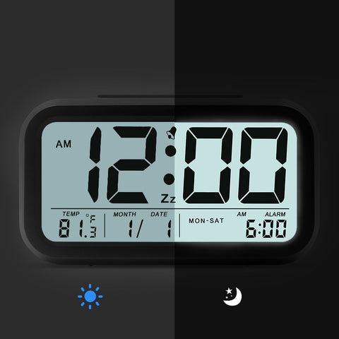 Image of Digital Alarm Clock Student Clock Large LCD Display