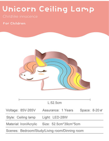 Image of LED Unicorn Kids Room Light
