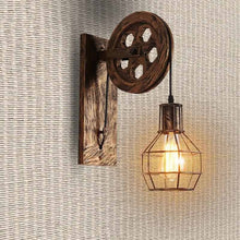 Load image into Gallery viewer, Loft - Industrial Vintage Pulley Wall Mounted Lamp