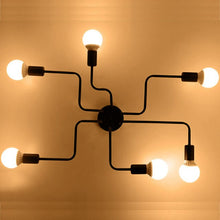 Load image into Gallery viewer, Retro 23 1/2&quot; to 47 1/4&quot; Wide Metal Wire Branching Pendant Ceiling Lights