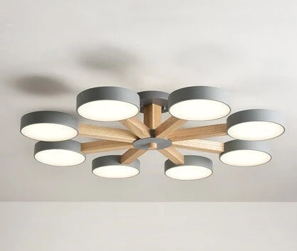 Image of Modern Luxury Multi Stem Lamp Chandelier