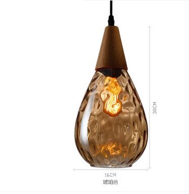 Image of Sergia - Modern Nordic Drop Glass Pendant Lamp