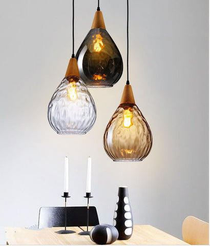 Image of Sergia - Modern Nordic Drop Glass Pendant Lamp