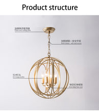 Load image into Gallery viewer, Arbor - Modern Hanging Cage Lamp