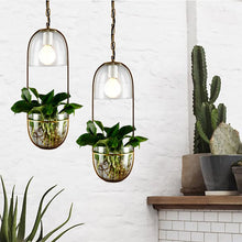 Load image into Gallery viewer, Lileas - Modern Hanging Planter Lamp