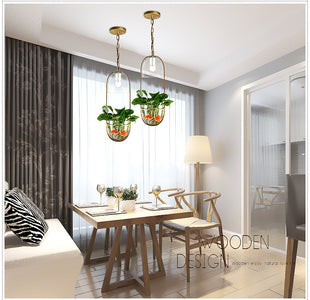 Lileas - Modern Hanging Planter Lamp