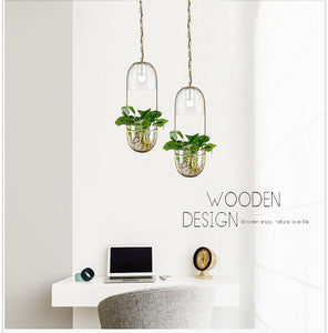 Lileas - Modern Hanging Planter Lamp