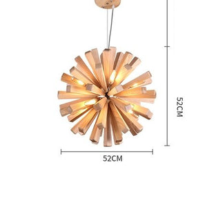 Burst - Wooden Pendant Light