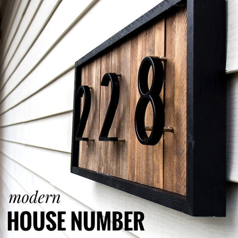 Image of Modern House Numbers