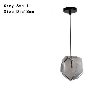 Chunk Of Crystal - Colorful Modern Glass Pendant Light