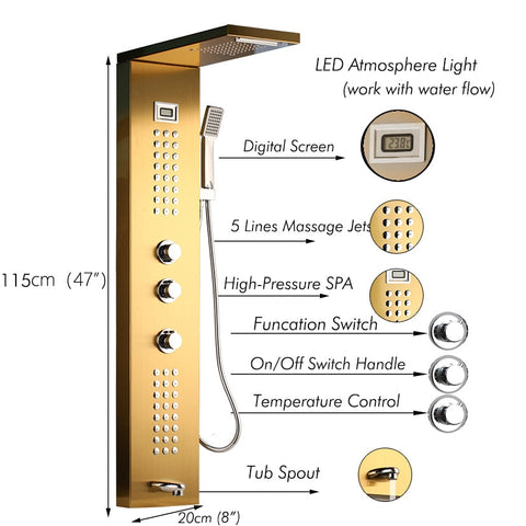 Image of Shower Column Faucet Bath