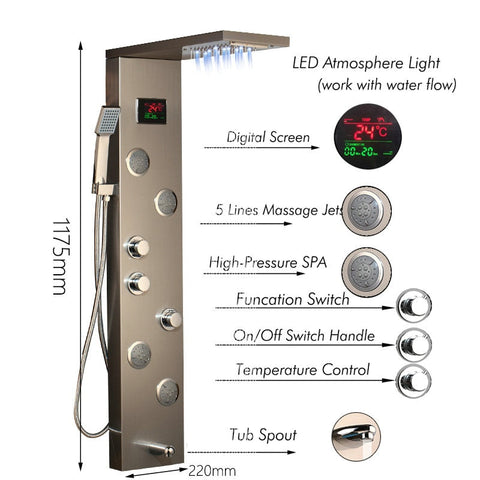 Image of Shower Column Faucet Bath