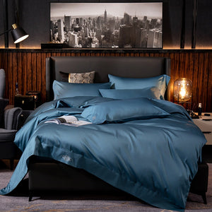 Black Egyptian Cotton Cover Bed - Set