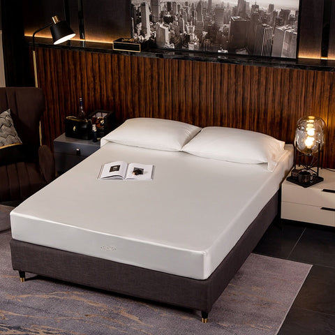 Image of Black Egyptian Cotton Cover Bed - Set