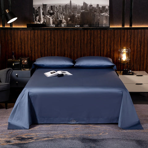 Image of Black Egyptian Cotton Cover Bed - Set