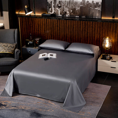 Image of Black Egyptian Cotton Cover Bed - Set