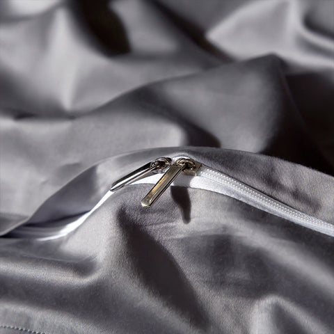Image of Black Egyptian Cotton Cover Bed - Set