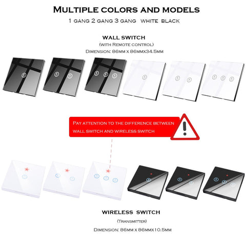 Image of Smart Touch Switch Light - Wifi