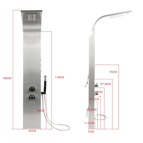 Image of Shower Set Thermostatic Body Massage