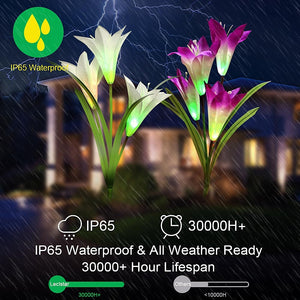White/Purple Flower Led