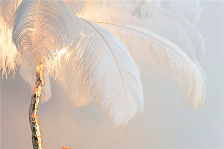 Multi-Feather Floor Lamp