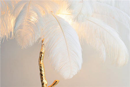 Multi-Feather Floor Lamp