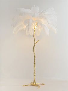 Multi-Feather Floor Lamp